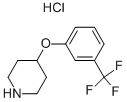 4-(3-Trifluoromethyl-phenoxy)-piperidine hydrochloride Structure,28033-33-2Structure