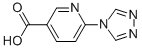 6-([1,2,4]Triazol-4-yl)-nicotinic acid Structure,281232-20-0Structure