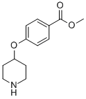 Methyl 4-(4-piperidinyloxy)benzoate Structure,281234-95-5Structure