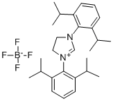 1,3-Bis(2,6-di-i-propylphenyl)-4,5-dihydroimidazolium tetrafluoroborate Structure,282109-83-5Structure