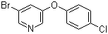 3-Bromo-5-(4-chlorophenoxy)pyridine Structure,28232-66-8Structure