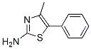 4-Methyl-5-phenyl-thiazol-2-ylamine Structure,28241-62-5Structure