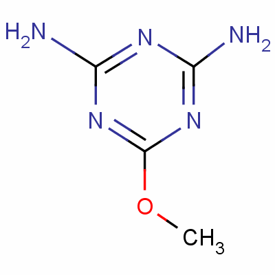 2,4-Diamino-6-methoxy-1,3,5-triazine Structure,2827-45-4Structure