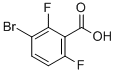 3-Bromo-2,6-difluorobenzoic acid Structure,28314-81-0Structure