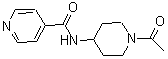 N-(1-acetyl-4-piperidinyl)-4-pyridinecarboxamide Structure,283167-07-7Structure