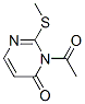 4(3H)-pyrimidinone,3-acetyl-2-(methylthio)- Structure,283168-85-4Structure