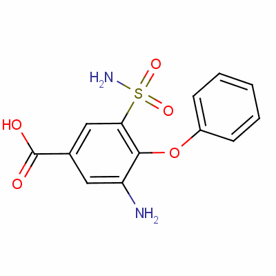 3-Amino-5-(aminosulfonyl)-4-phenoxybenzoic acid Structure,28328-54-3Structure