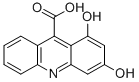 1,3-Dihydroxy-9-acridinecarboxylic acid Structure,28332-99-2Structure