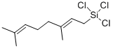 Trichloro-((e)-3,7-dimethyl-octa-2, 6-dienyl)-silane Structure,28333-49-5Structure