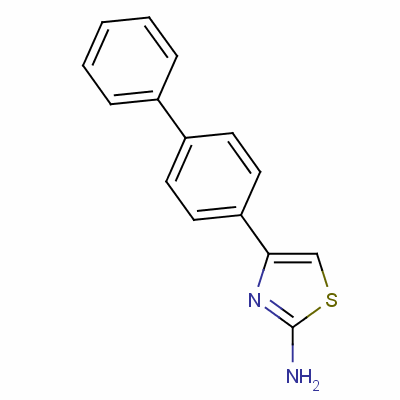 4-Biphenyl-4-yl-thiazol-2-ylamine Structure,2834-79-9Structure