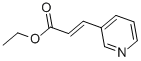 3-Pyridineacrylic acid ethyl ester Structure,28447-17-8Structure