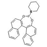 (S)-(+)-(3,5-dioxa-4-phospha-cyclohepta[2,1-a:3,4-a’]dinaphthalen-4-yl)piperidine ((s)-pipphos) Structure,284472-79-3Structure