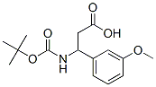 3-(Boc-amino)-3-(3-methoxyphenyl)propionic acid Structure,284493-53-4Structure