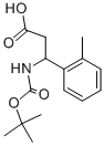 3-[(Tert-Butoxycarbonyl)amino]-3-(2-methylphenyl)propanoic acid Structure,284493-54-5Structure