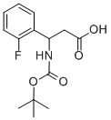 3-(Boc-amino)-3-(2-fluorophenyl)propionic acid Structure,284493-56-7Structure