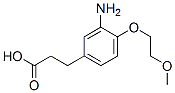 3-[3-Amino-4-(2-methoxyethoxy)phenyl]propanoic acid Structure,284665-32-3Structure