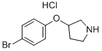 3-(4-Bromophenoxy)pyrrolidine hydrochloride Structure,28491-03-4Structure