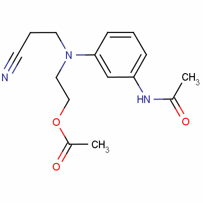 2-[(3-Acetamidophenyl)(2-cyanoethyl)amino]ethyl acetate Structure,28505-89-7Structure