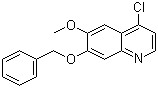 Quinoline, 4-chloro-6-methoxy-7-(phenylmethoxy)- Structure,286371-49-1Structure