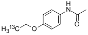 Phenacetin-ethoxy-2-13C Structure,286425-41-0Structure