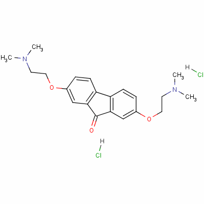 2,7-Bis[2-(dimethylamino)ethoxy]-9H-fluoren-9-one dihydrochloride Structure,28712-30-3Structure