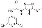 N-(2,6-dichloro-4-pyridyl)-n’-[5-(methylthio)-4h-1,2,4-triazol-3-yl]urea Structure,287174-87-2Structure