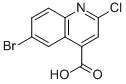 6-Bromo-2-chloroquinoline-4-carboxylic acid Structure,287176-62-9Structure