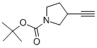 1-Pyrrolidinecarboxylic acid, 3-ethynyl-, 1,1-dimethylethyl ester Structure,287193-00-4Structure