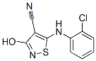 5-(2-Chloroanilino)-3-hydroxyisothiazole-4-carbonitrile Structure,287196-71-8Structure