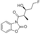 3-((2R,3s)-5-fluoro-3-hydroxy-2-methylpentanoyl)benzo[d]oxazol-2(3h)-one Structure,287398-91-8Structure