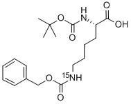 Boc-Lys(Z)-OH-ε-15N Structure,287484-38-2Structure