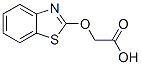 2-Benzothiazole-2-oxyacetic acid Structure,2875-32-3Structure