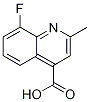 8-Fluoro-2-methylquinoline-4-carboxylicacid Structure,288151-68-8Structure