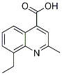 8-Ethyl-2-methyl-4-quinolinecarboxylic acid Structure,288151-72-4Structure