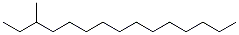 3-Methylpentadecane Structure,2882-96-4Structure