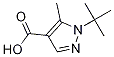 1-(Tert-butyl)-5-methyl-1h-pyrazole-4-carboxylic acid Structure,288251-51-4Structure