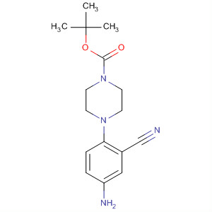 4-(4-Amino-2-cyano-phenyl)-piperazine-1-carboxylic acid tert-butyl ester Structure,288251-85-4Structure