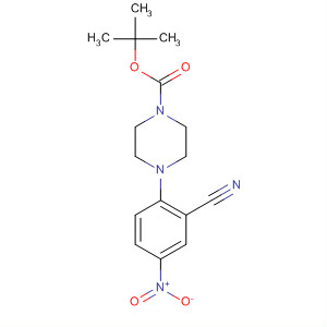 4-(2-Cyano-4-nitrophenyl)piperazine-1-carboxylic acid tert-butyl ester Structure,288251-87-6Structure