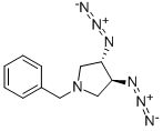 (3S,4s)-3,4-diazido-1-(phenylmethyl)pyrrolidine Structure,288313-99-5Structure