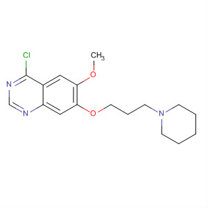 4-Chloro-6-methoxy-7-(3-(piperidin-1-yl)propoxy)quinazoline Structure,288383-71-1Structure