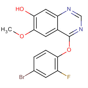 4-(4-Bromo-2-fluorophenoxy)-7-hydroxy-6-methoxyquinazoline Structure,288384-43-0Structure