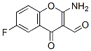 2-Amino-6-fluoro-4-oxo-4H-chromene-3-carbaldehyde Structure,288399-47-3Structure