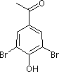 3,5-Dibromo-4-hydroxyacetophenone Structure,2887-72-1Structure