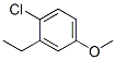 4-Chloro-3-ethylanisole Structure,289039-31-2Structure