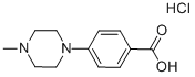 4-(4-Methylpiperazin-1-yl)benzoic acidhydrochloride Structure,289044-60-6Structure