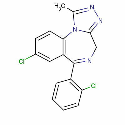 Triazolam Structure,28911-01-5Structure