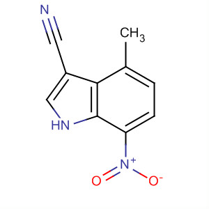 4-Methyl-7-nitro-1h-indole-3-carbonitrile Structure,289483-82-5Structure