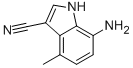 7-Amino-4-methyl-1h-indole-3-carbonitrile Structure,289483-87-0Structure