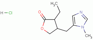 Pilocarpine hydrochloride imp. a (ep) as hydrochloride Structure,28958-85-2Structure