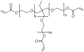 Ethoxylated trimethylolpropane triacrylate Structure,28961-43-5Structure